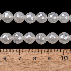 Galvani natürliche Achat Perlen Stränge&nbsp;G-B191-A07-8mm-20