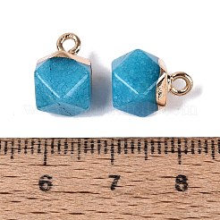 Gefärbt natürliche weiße Jade Anhänger&nbsp;G-N359-18G-17