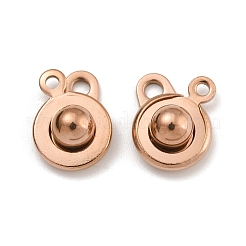 Ионное покрытие (ip) 201 застежки-кнопки из нержавеющей стали&nbsp;STAS-F139-082RG