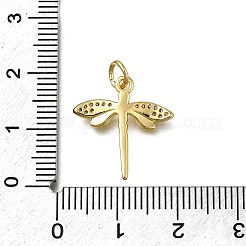 Латунные микропаве прозрачные подвески с фианитом&nbsp;ZIRC-I070-041G