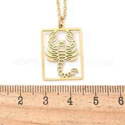 Collana in acciaio inossidabile 304&nbsp;LS-NJEW-D330-01G-08