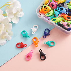 120 шт. 15 цвета пластиковые застежки в виде когтей лобстера KY-CJ0001-46