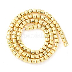 Fili di perline di ematite sintetica non magnetica elettrolitica&nbsp;G-U003-18B-02