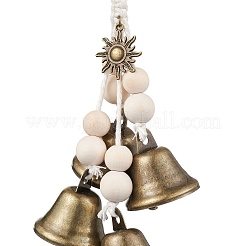 Campana colgante de hierro decoracion&nbsp;HJEW-JM02253
