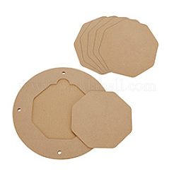 Tragbare Ton-Keilplatte aus mitteldichter Faserplatte (MDF) mit integrierter Konstruktion&nbsp;AJEW-WH0270-255