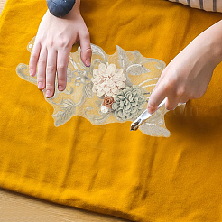 Полиэстер компьютеризированная вышивка ткань утюгом / пришить заплатки&nbsp;DIY-WH20011-81B