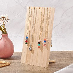 Collier en bois bijoux porte-collier&nbsp;BDIS-WH0002-04