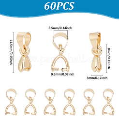 60 шт. стойка с покрытием из латуни с защелками KK-UN0004-73