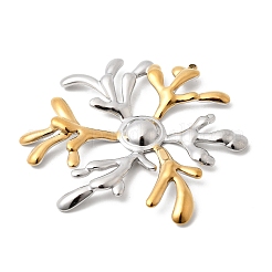 Большие двухцветные подвески из нержавеющей стали 304&nbsp;STAS-B120-01GP-01