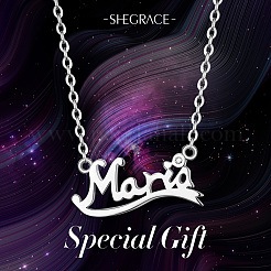 925 подвесные стерлингового серебра ожерелья JN891A