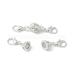 Сплава кристалла горный хрусталь магнитные застежки ALRI-YW0001-11S