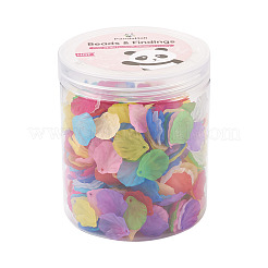 500 шт. подвески из прозрачного матового акрила 10 цветов&nbsp;MACR-YS0001-03