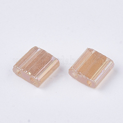 2 trous perles de rocaille de verre&nbsp;SEED-S023-37C-01