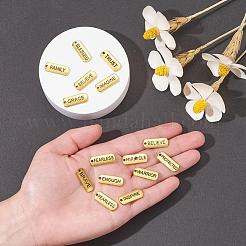 18шт 18 стиля прямоугольные подвески из сплава в тибетском стиле&nbsp;TIBEP-YW0001-34AG