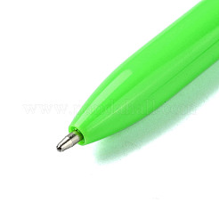 プラスチック製のビーズのペン  ボールペン  DIYの個性的ペン用  ライムグリーン  161x10mm&nbsp;DIY-Q036-01C