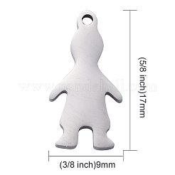 Pendentifs en acier inoxydable 304 résistant au ternissement&nbsp;LS-STAS-I140-12S