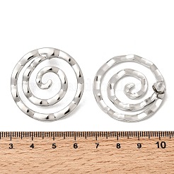 Pendientes de botón de acero inoxidable 304&nbsp;STAS-H259-04P