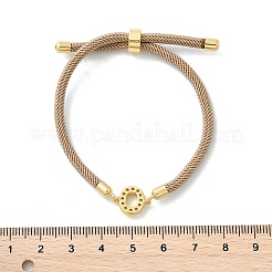 Bracciali in nylon con bretelle regolabili&nbsp;BJEW-C096-01G-15