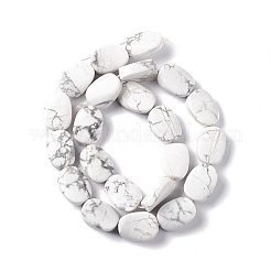 Fili di perline howlite naturale&nbsp;G-M208-13