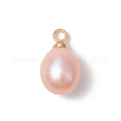 Натуральные культивированные пресноводные жемчужные рисовые подвески PALLOY-TA00254