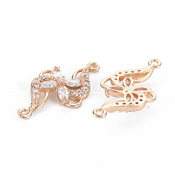 Покрытие стойки латунь микропаве прозрачные подвески из кубического циркония&nbsp;X-KK-T060-23-RS