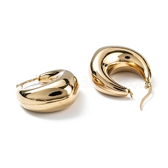 Aretes de aro vintage gruesos para mujer&nbsp;X1-EJEW-O096-53G