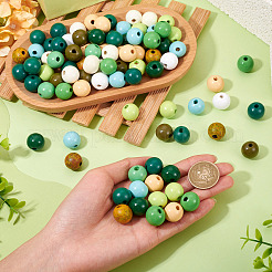 180 шт. 12 стиля деревянных европейских бусин WOOD-TA0002-78