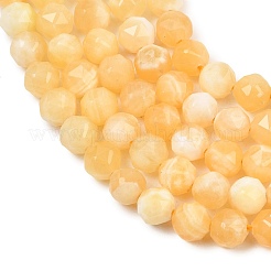 Natürliche gelbe Jade Perlen Stränge&nbsp;GG-CBA702E-A01