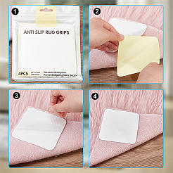 Полиуретановые самоклеящиеся нескользящие ковровые наклейки AJEW-WH0033-83