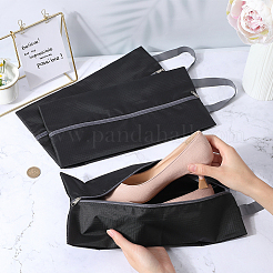 4 шт. прямоугольные водонепроницаемые сумки для хранения обуви из полиэфирной ткани на молнии с ручкой из искусственной кожи&nbsp;ABAG-GF0001-31