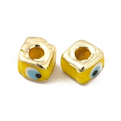 Perle di smalto in ottone&nbsp;KK-F842-01F