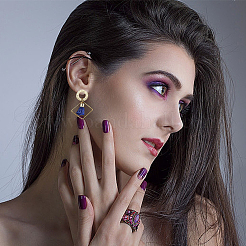 40 шт. 2-цветные соединительные кольца из сплава с покрытием стойки&nbsp;FIND-GL0001-64