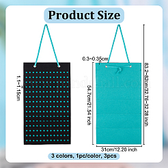 3 шт. 3 стиля фетровых настенных подвесных рулонов для украшений AJEW-OC0005-49