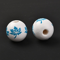 Bois perles européennes&nbsp;WOOD-G006-01C