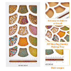 Доска для дизайна из деревянных бусин TOOL-WH0052-07