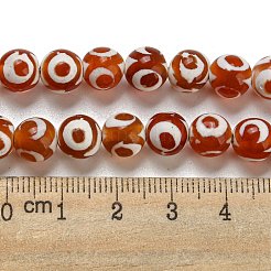 Тибетского стиля DZI бисер нитей G-P526-D04-01