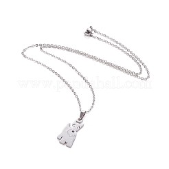 Комплекты украшений для щенков из нержавеющей стали 304 SJEW-F208-06P