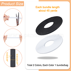 2 пачка 2-х цветных полиэстеровых косточек DIY-NB0009-68