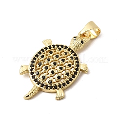 Ottone micro spianare pendenti zirconi&nbsp;KK-H267-080G-01