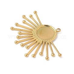 Оправы для подвесок из нержавеющей стали 304 в виде кабошонов&nbsp;X-STAS-L293-04G