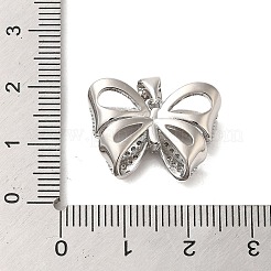 Латунные микропаве прозрачные подвески с фианитом&nbsp;FIND-Z041-03B