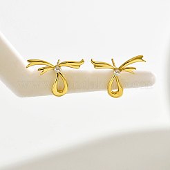 Элегантные серьги-гвоздики s925 в форме бабочки для женщин GA3536