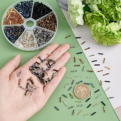 1260 шт. 7 вида стеклянных витых бусин&nbsp;SEED-PH0001-55