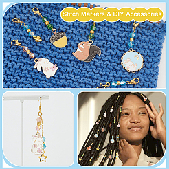 Маркеры для подвесок в виде цветка сакуры/звезды/воздушного сердца HJEW-AB00484