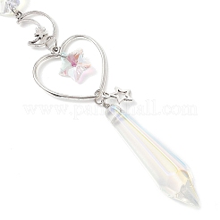 Сплав планета луна подвесные украшения HJEW-JM02622