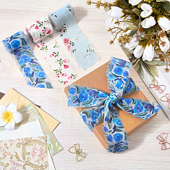 3 Rolle Polyesterband mit Blumenmuster in 3 Stilen&nbsp;OCOR-CP0001-29
