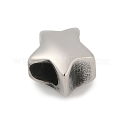 Европейские бусины из нержавеющей стали 304 STAS-G350-08P