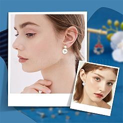 20 шт. латунные серьги-гвоздики&nbsp;KK-AR0004-42