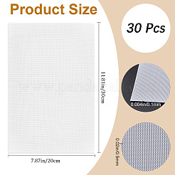 Пластиковые листы холста сетки&nbsp;AJEW-CP0008-79A