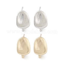 Фурнитура для женских серег-пусетов из латуни EJEW-M071-01G